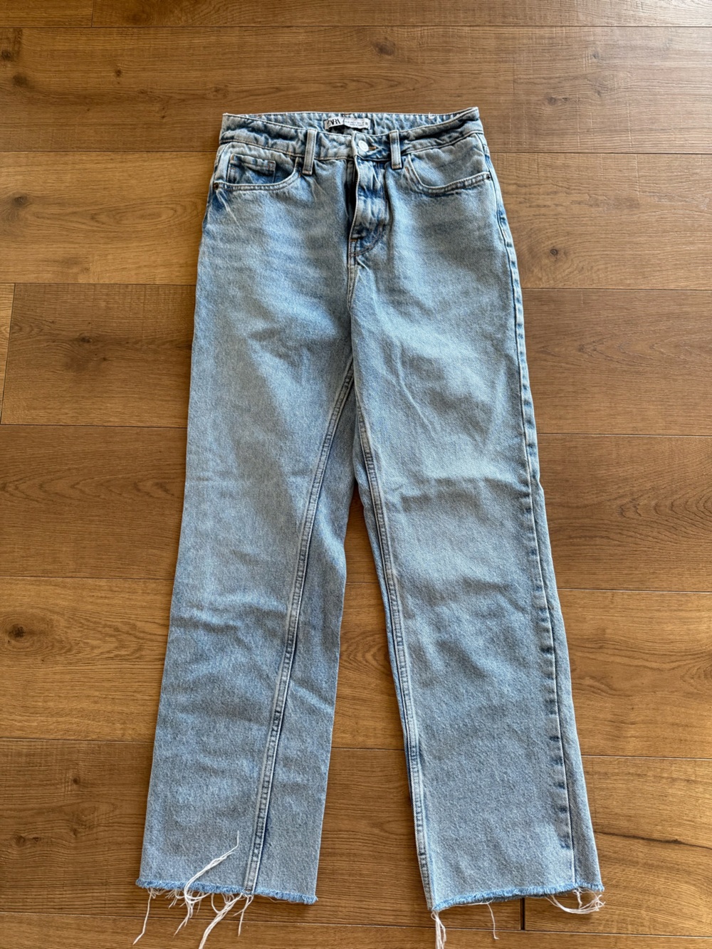 Zara high waisted straight leg Jeans